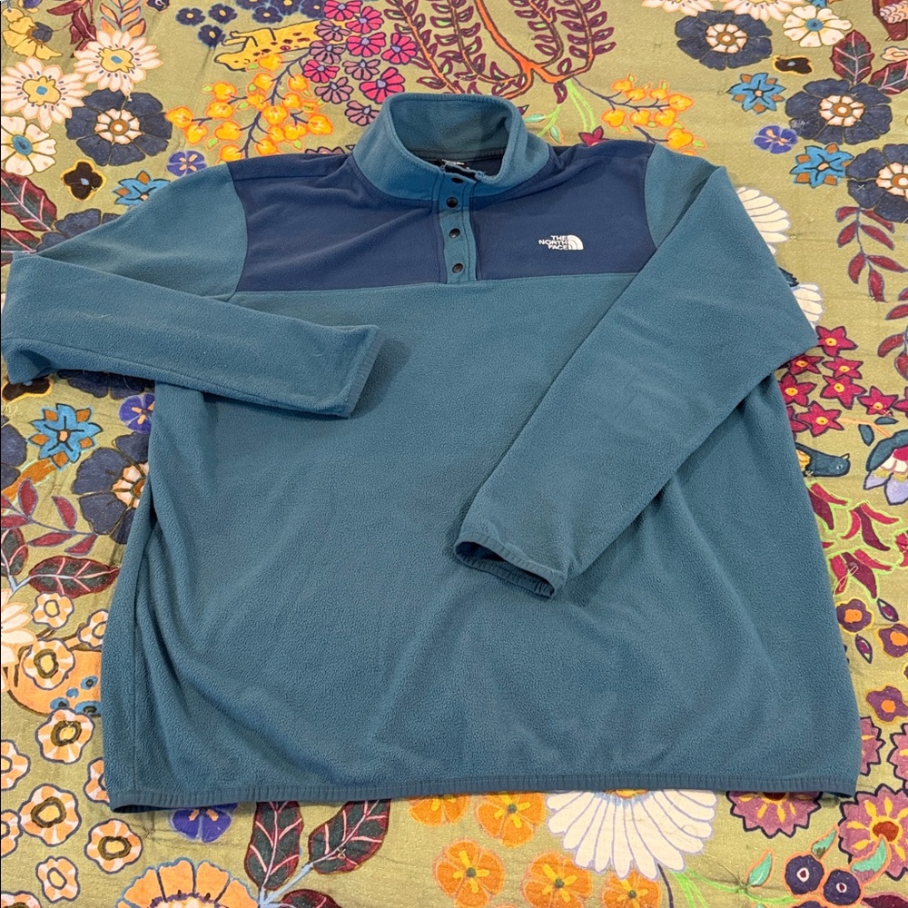 ❄️ Vintage The North Face Glacier Snap neck pullover Fleece Jacket XL